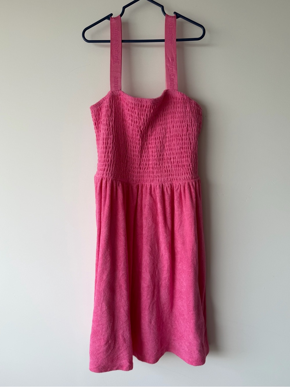Juicy Couture Girls Towel Dress &/or Swim Cover-Up 12-14 (Large) Pink